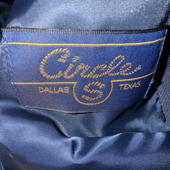 Circle S Men’s Sport Coat 48L Blue CorduroyWestern Blazer Jacket Dallas Texas - Picture 3 of 6